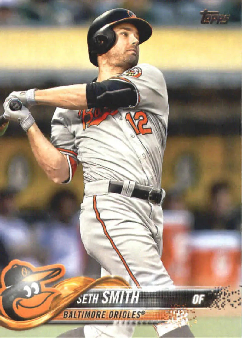 2018 Topps #663 Seth Smith NM-MT Orioles ID:13890 - Baseball Card Single
