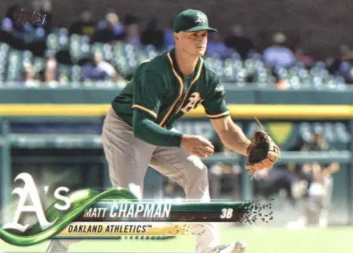 2018 Topps #669 Matt Chapman NM-MT Athletics - Baseball Card Single