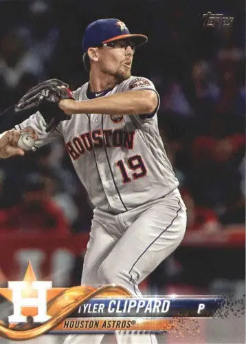 Original gloss baseball card of Tyler Clippard NM-MT from 2018 Topps #671