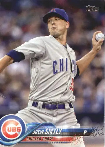 Original gloss Drew Smyly baseball card from 2018 Topps #699A Simply Sandoval collection