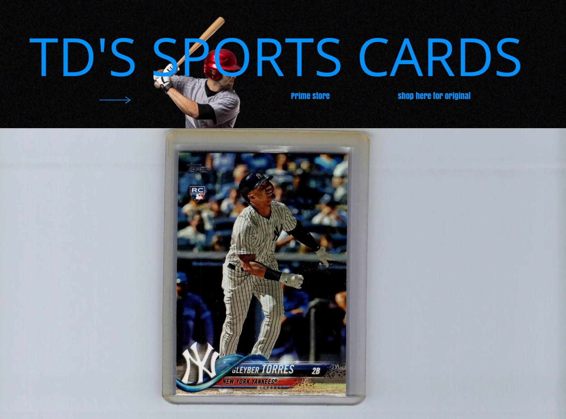 Gleyber Torres baseball card 2018 Topps #699b Gleyber Torres factory set variation