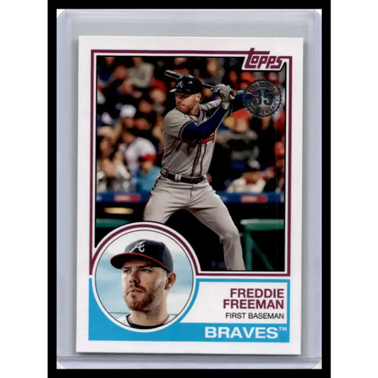 2018 Topps #83-49 Freddie Freeman NM-MT Atlanta Braves Baseball Card - Baseball Card Single