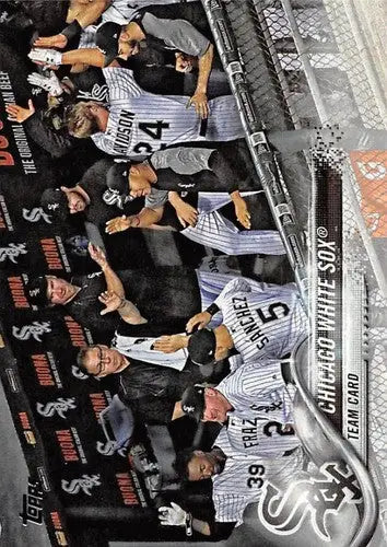 Baseball trading card featuring Chicago White Sox team from 2018 Topps #98