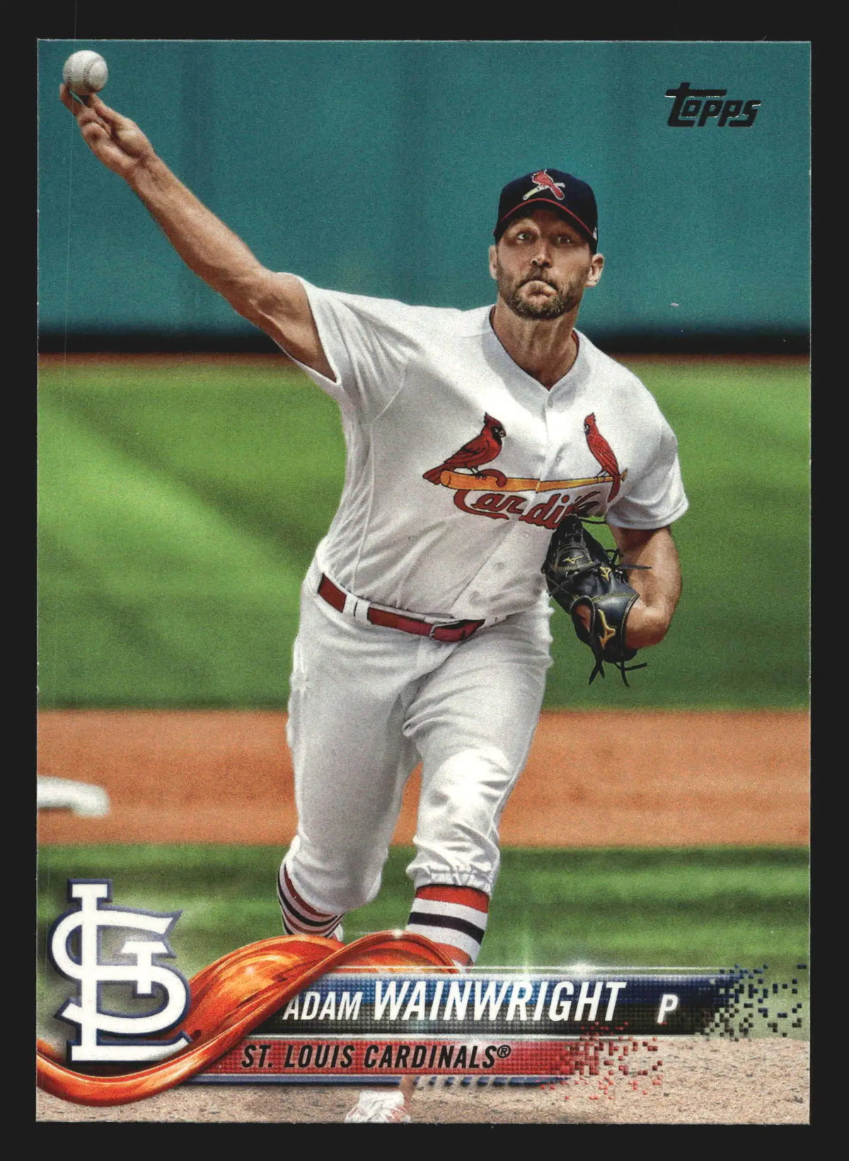 2018 Topps Adam Wainwright #81 St. Louis Cardinals - Baseball Card Single
