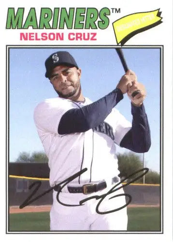 2018 Topps Archives #135 Nelson Cruz NM Near Mint Mariners - Baseball Card Single