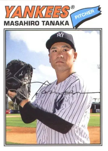 2018 Topps Archives #181 Masahiro Tanaka NM Near Mint Yankees ID:16486 - Baseball Card Single