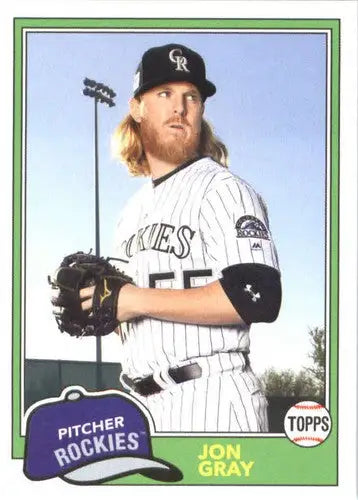 2018 Topps Archives #215 Jon Gray NM-MT Rockies - Baseball Card Single