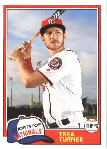2018 Topps Archives #233 Trea Turner NM Near Mint Nationals - Baseball Card Single