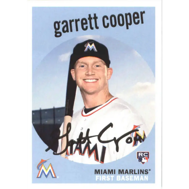 2018 Topps Archives #91 Garrett Cooper NM-MT RC Rookie Miami Marlins Baseball Card - Baseball Card Single