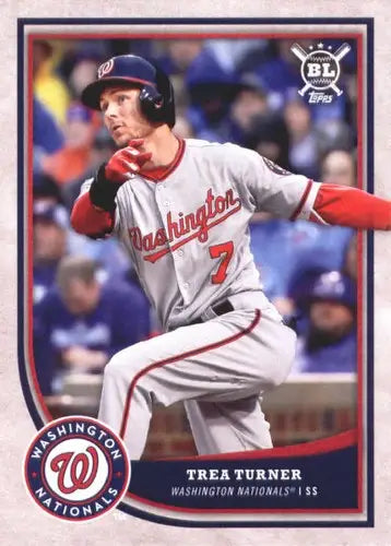 2018 Topps Big League #182 Trea Turner NM-MT Nationals - Baseball Card Single