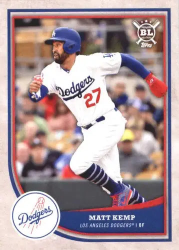 2018 Topps Big League Matt Kemp baseball card Dodgers NM-MT collection