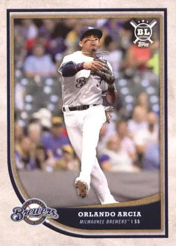 2018 Topps Big League #188 Orlando Arcia NM-MT Brewers - Baseball Card Single