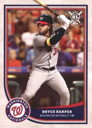 2018 Topps Big League #25 Bryce Harper NM-MT Nationals - Baseball Card Single