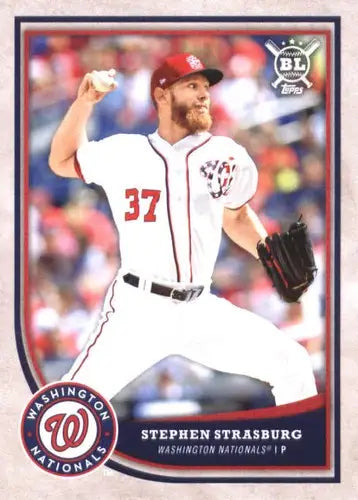 2018 Topps Big League #251 Stephen Strasburg NM-MT Nationals - Baseball Card Single