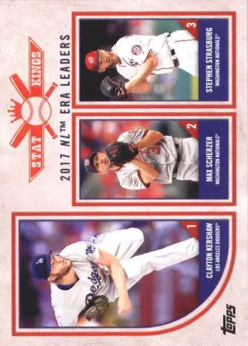 2018 Topps Big League #319 Stephen Strasburg/Max Scherzer/Clayton Kershaw NM-MT - Baseball Card Single