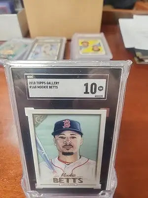 2018 Topps Gallery #160 Mookie Betts Gem Mint 10 - Baseball Card Single