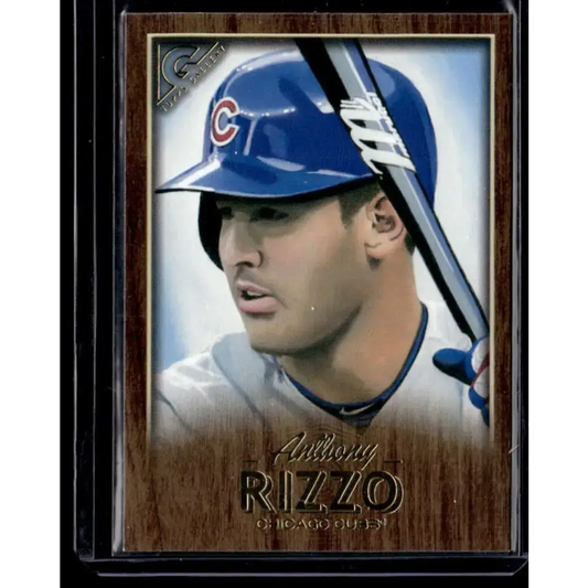 2018 Topps Gallery #45 Anthony Rizzo Wood NM-MT - Baseball Card Single