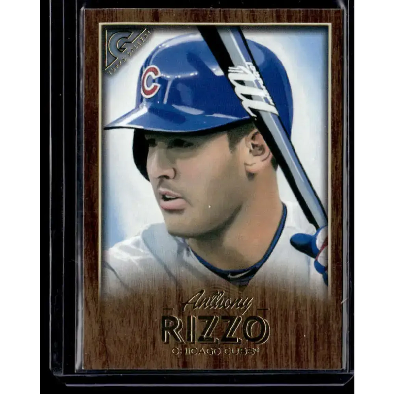 2018 Topps Gallery #45 Anthony Rizzo Wood NM-MT - Baseball Card Single
