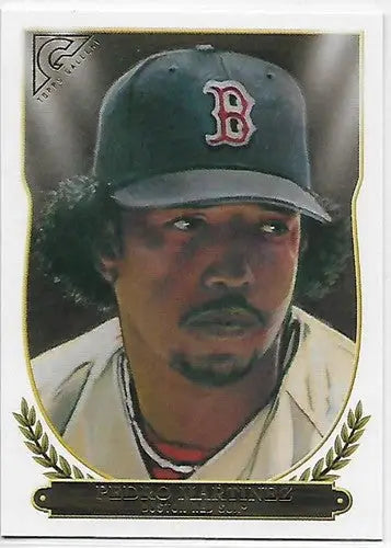 Original gloss 2018 Topps Gallery Hall of Fame Pedro Martinez Red Sox baseball card
