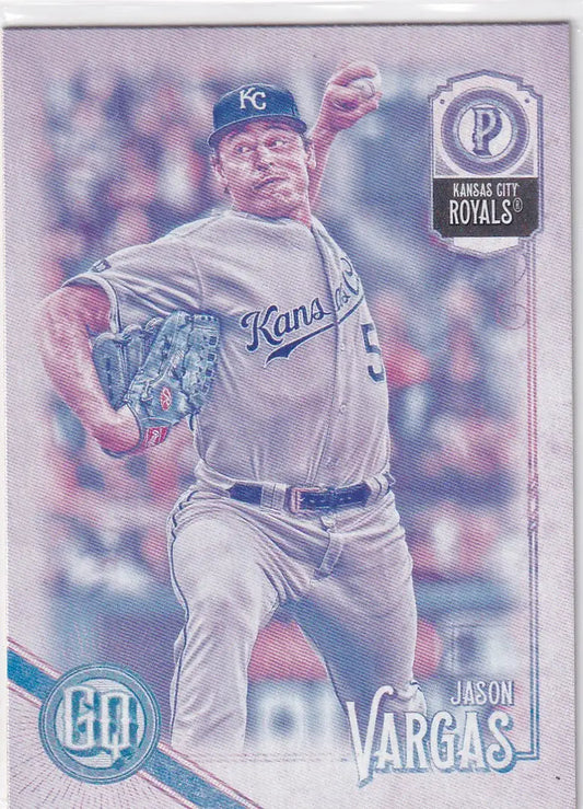 2018 TOPPS GYPSY QUEEN #45 JASON VARGAS- KANSAS CITY ROYALS - Baseball Card Single