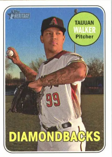 2018 Topps Heritage #193 Taijuan Walker NM-MT Diamondbacks - Baseball Card Single