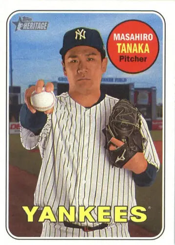 2018 Topps Heritage #218 Masahiro Tanaka NM-MT Yankees ID:9432 - Baseball Card Single