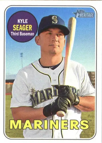 2018 Topps Heritage #233 Kyle Seager NM-MT Mariners - Baseball Card Single