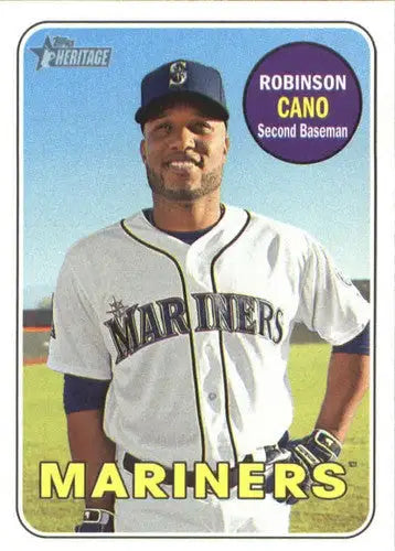 2018 Topps Heritage #301 Robinson Cano NM-MT Mariners ID:9505 - Baseball Card Single