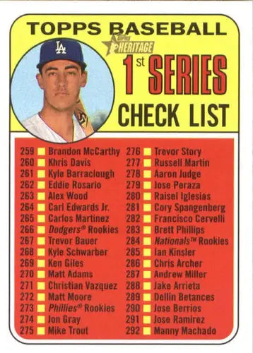 2018 Topps Heritage #314 Cody Bellinger NM-MT Dodgers - Baseball Card Single