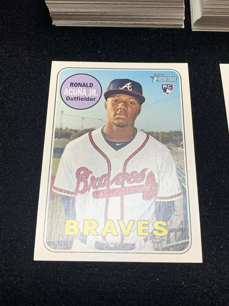 2018 Topps Heritage HIGH BASE SET (200) Cards #501-700 Complete Shohei Ohtani RC - Baseball Card Single
