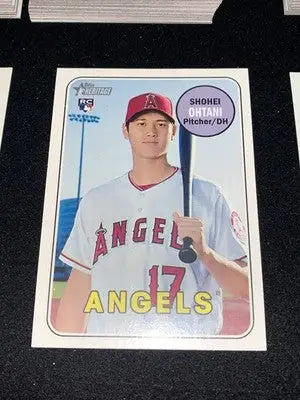 2018 Topps Heritage HIGH BASE SET (200) Cards #501-700 Complete Shohei Ohtani RC - Baseball Card Single