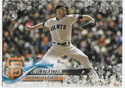 2018 Topps Holiday #HMW4 Chris Stratton NM-MT RC Rookie Giants - Baseball Card Single