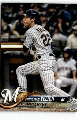 2018 Topps Holiday #HMW51 Christian Yelich - Baseball Card Single