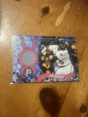 2018 Topps Holiday Walmart Mega Box Relics Josh Harrison baseball card