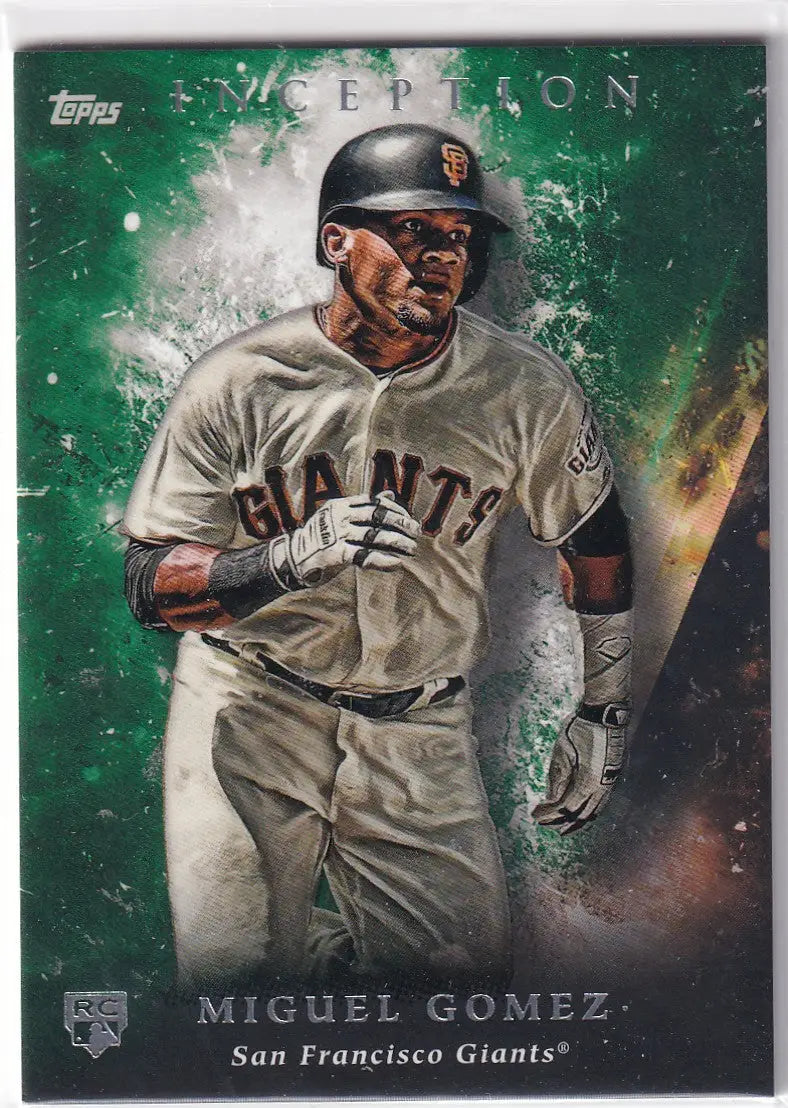 2018 TOPPS INCEPTION #52 MIGUEL GOMEZ- SAN FRANCISCO GIANTS - Baseball Card Single