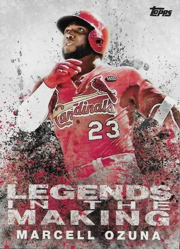 2018 Topps Legends in the Making #LITM-12 Marcell Ozuna NM-MT Cardinals - Baseball Card Single