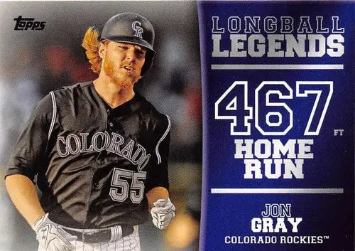 2018 Topps Longball Legends #LL-32 Jon Gray NM-MT Rockies - Baseball Card Single