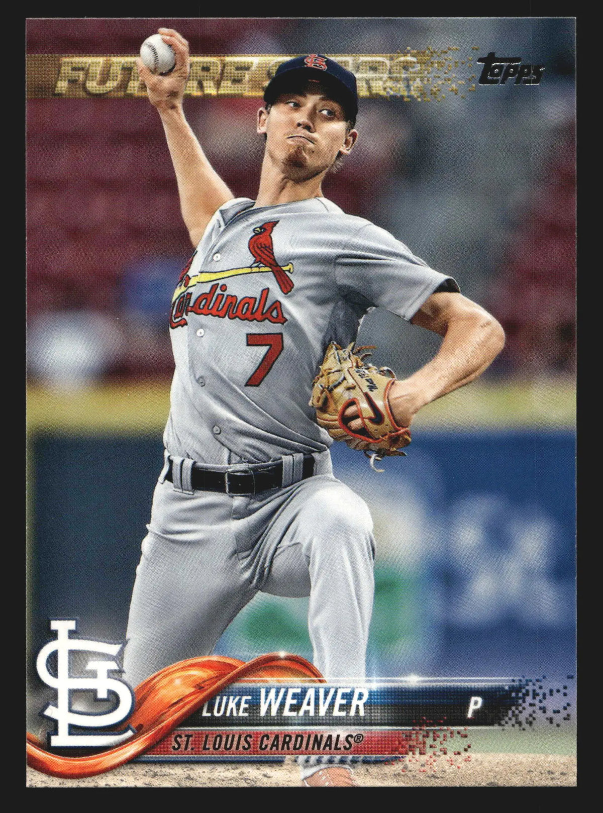 2018 Topps Luke Weaver #593 Future Stars St. Louis Cardinals - Baseball Card Single