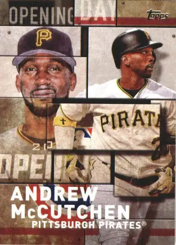 Original gloss 2018 Topps MLB Opening Day Andrew McCutchen Pirates baseball card