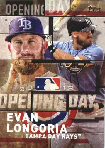 2018 Topps MLB Opening Day #OD-21 Evan Longoria NMMT Rays ID:7754 - Baseball Card Single