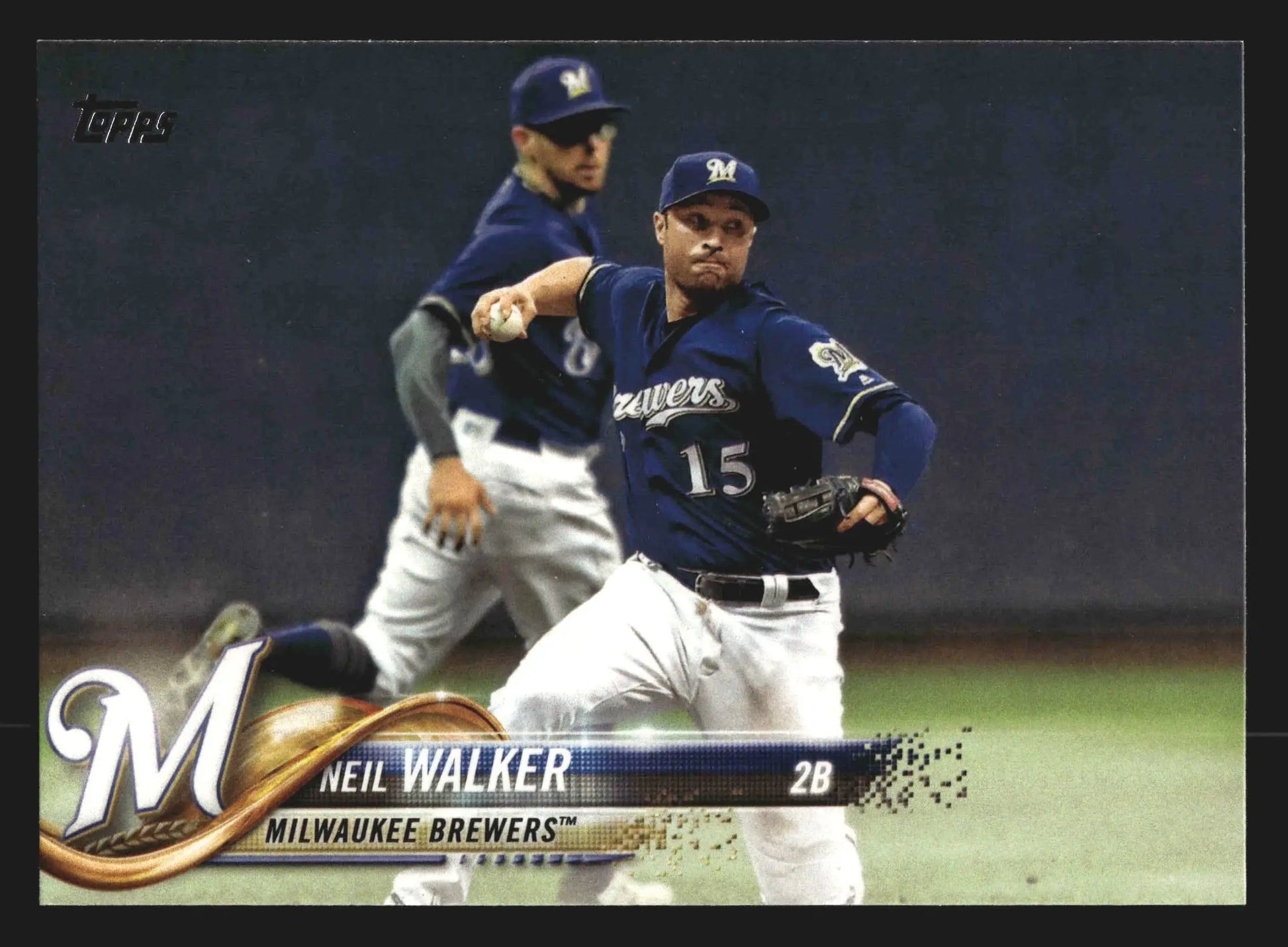 2018 Topps Neil Walker #268 Milwaukee Brewers - Baseball Card Single