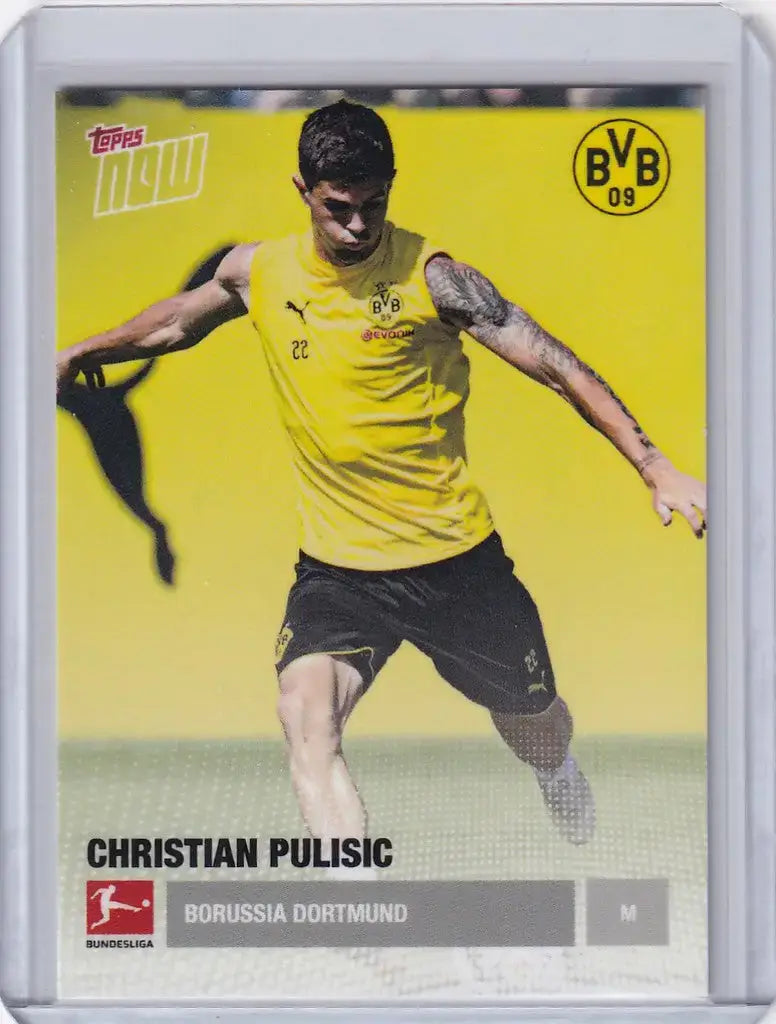 2018 TOPPS NOW KICKOFF #KO-94 CHRISTIAN PULISIC BORUSSIA BORTMUND