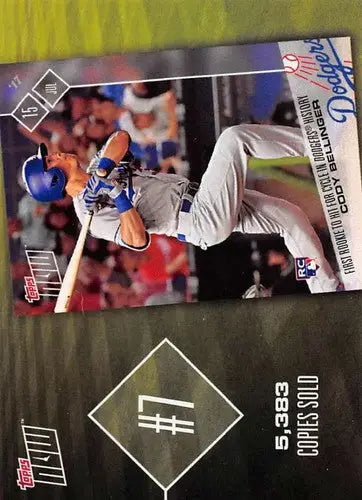 Original gloss Cody Bellinger baseball trading card from 2018 Topps Now Simply Sandoval