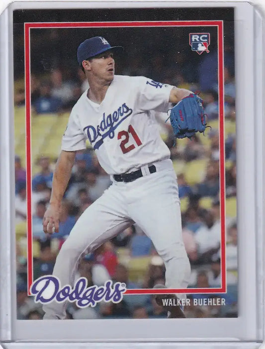 2018 Topps On Demand 1978 #26 Walker Buehler Los Angeles Dodgers - Baseball Card Single