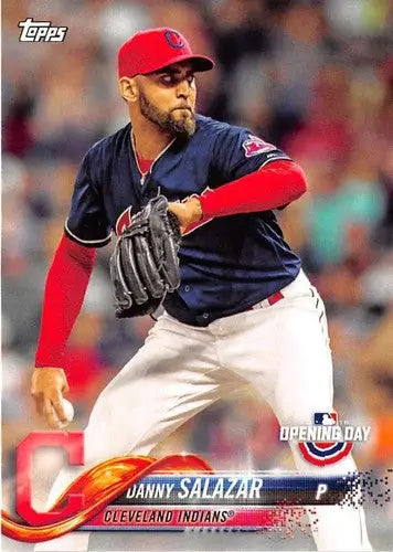 2018 Topps Opening Day #38 Danny Salazar NM-MT Indians - Baseball Card Single