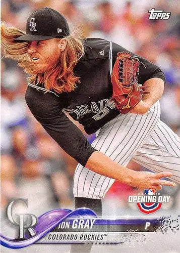 2018 Topps Opening Day #42 Jon Gray NM-MT Rockies - Baseball Card Single