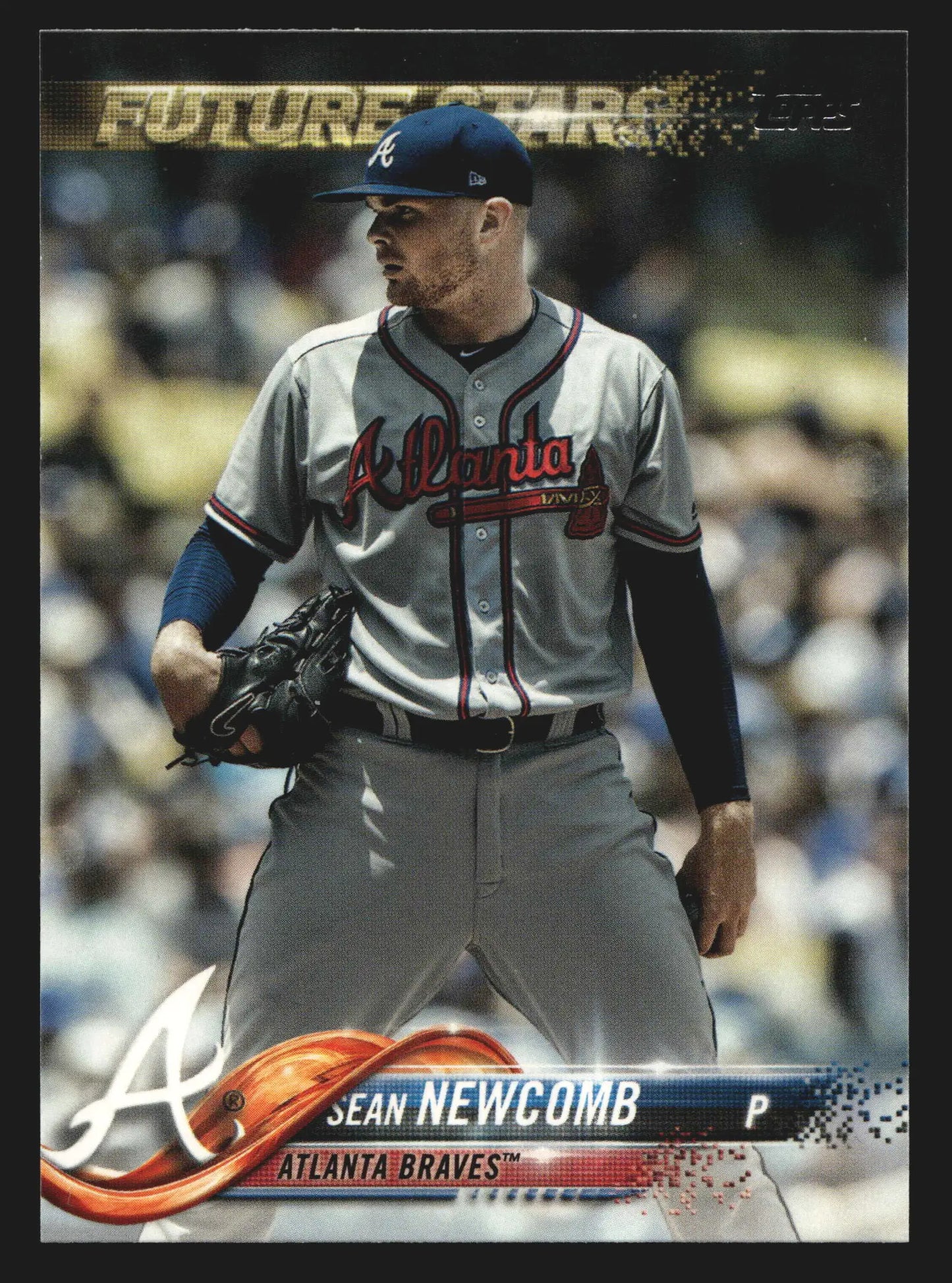 2018 Topps Sean Newcomb #607 Future Stars Atlanta Braves - Baseball Card Single
