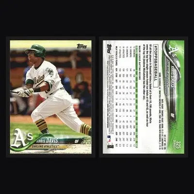 2018 Topps Series 1 #325 Khris Davis Oakland Athletics - Baseball Card Single