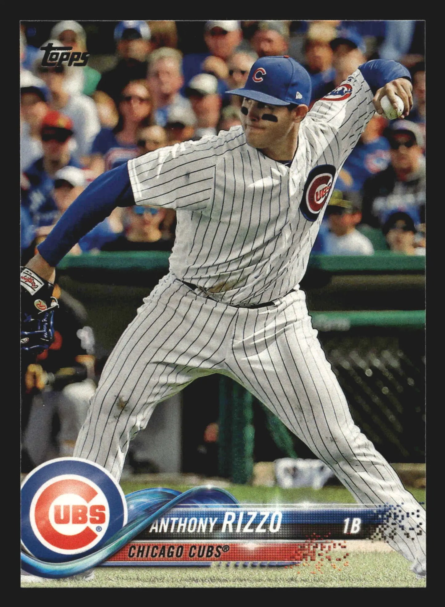 2018 Topps Series 1 #50 Anthony Rizzo Chicago Cubs - Baseball Card Single