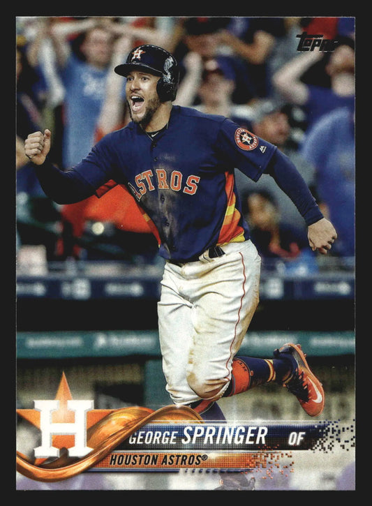 2018 Topps Series 1 George Springer #275 Houston Astros - Baseball Card Single